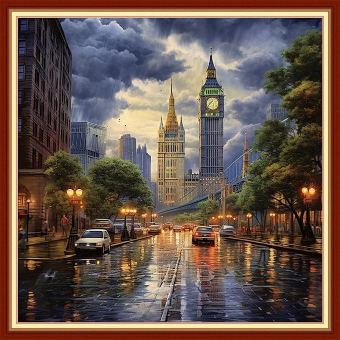 Artvxeay Stamped Cross Stitch Kits Beginners Full Range of Embroidery Starter by ArtvxeayCrossStitchKits
