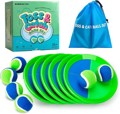 EVERICH Upgraded Toss and Catch Ball Game Set by EVERICHTOY
