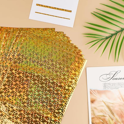 Briartw 20x29cm Hot Foil Paper 50 Sheets Pack Toner Reactive Foil Hot Stamping - Image 5