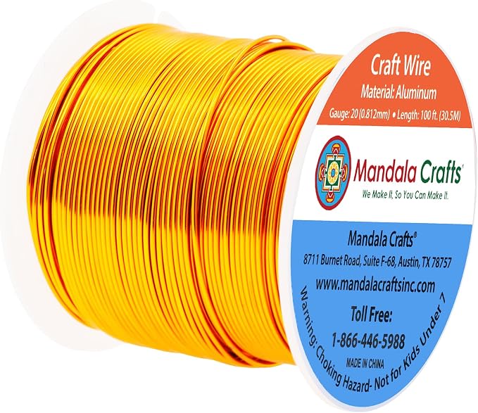 Mandala Crafts 20 Gauge Anodized Aluminum Craft Wire - Image 2