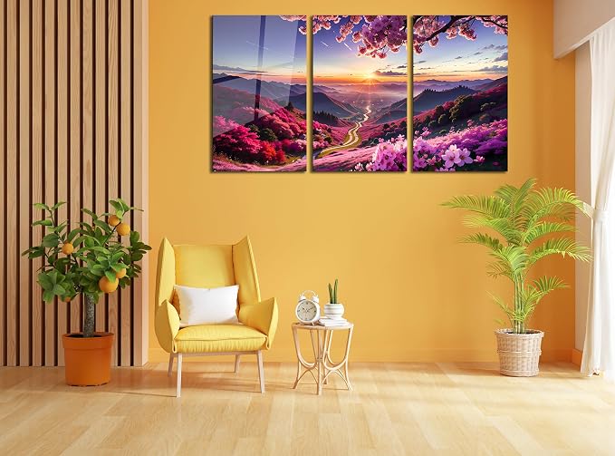 SpiritualHands Scenery Tempered Glass Wall Art Painting - Image 6