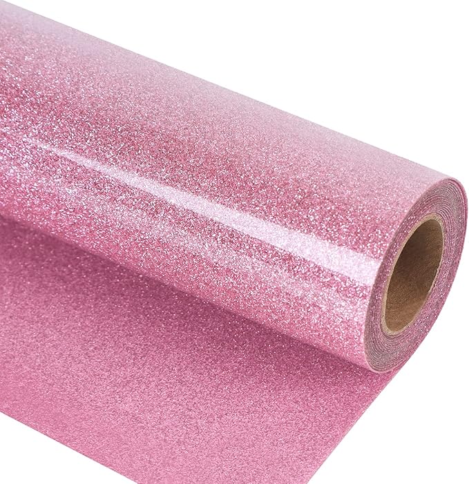 guangyintong Glitter Pink Heat Transfer Vinyl HTV Rolls by guangyintong