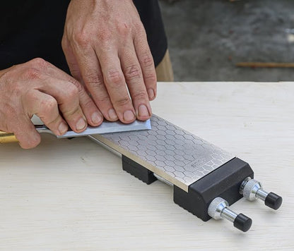 Heavy Duty Diamond Sharpening Stone Set, 2-Sided Fine 1000 Grit/Coarse 400 Grit - Image 8