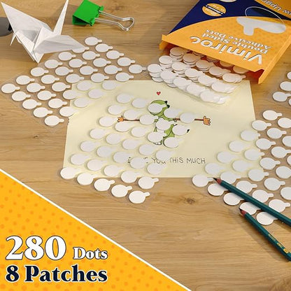 Double Sided Adhesive Dots– 280pcs Easy to Peel Sticky Dot, and DIY Projects - Image 8