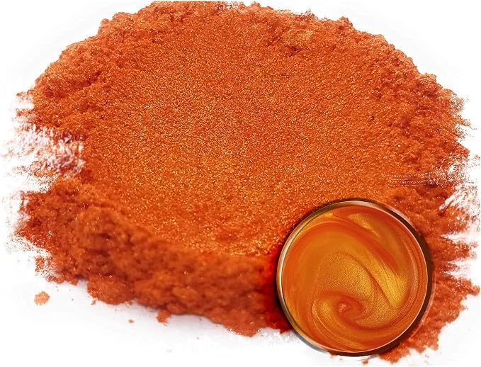 Eye Candy Pigments Premium Orange Mica Powder - Image 6