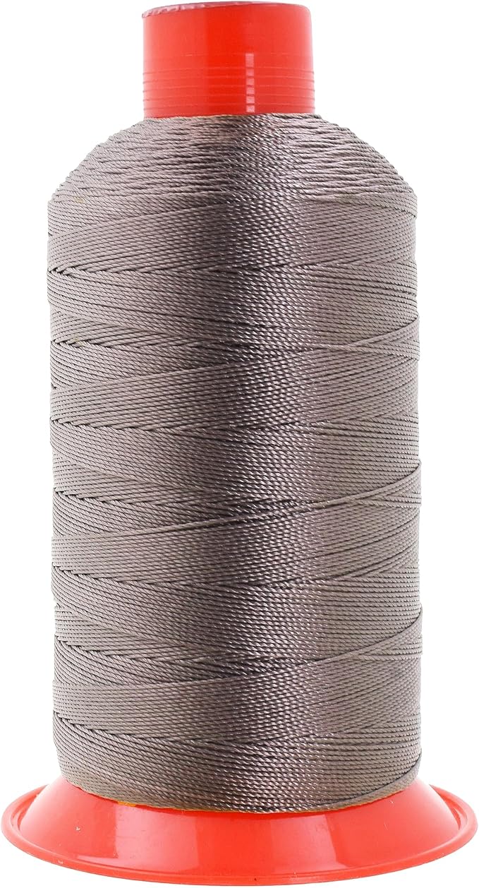 Mandala Crafts Bonded Nylon Thread Taupe Heavy Duty Sewing Threads by MandalaCrafts