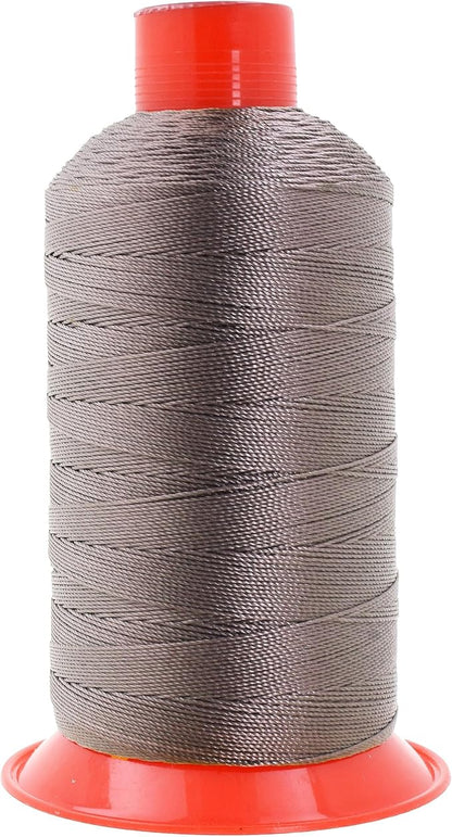 Mandala Crafts Bonded Nylon Thread Taupe Heavy Duty Sewing Threads by MandalaCrafts