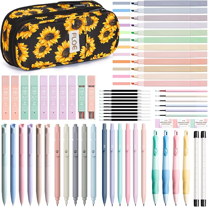 65PCS Aesthetic School Supplies by Unknown