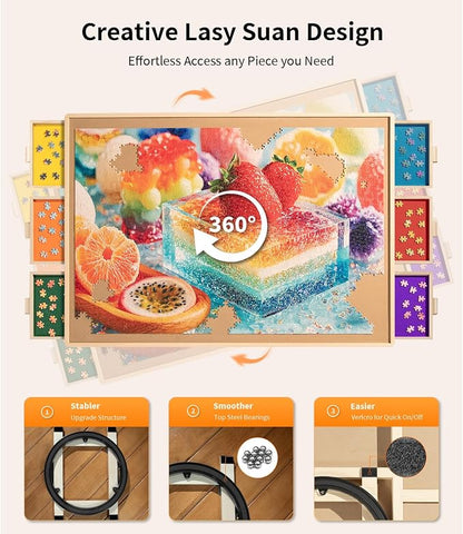 Join&Joy 1500 Piece Puzzle Board Pro, - Image 4