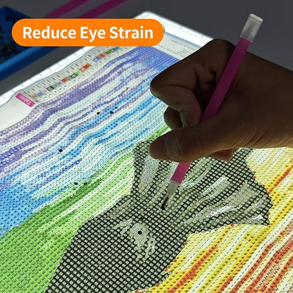 TOHETO A4 Light Board with Bag for Diamond Painting, Super Bright Magnetic - Image 9