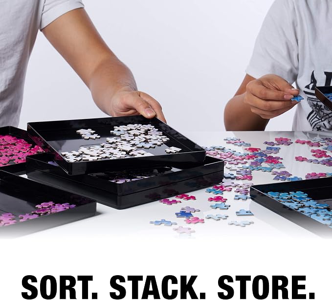 8 Puzzle Sorting Trays with Lid 8" x 8" - Image 5