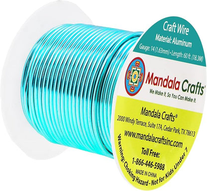 Mandala Crafts 14 Gauge Anodized Aluminum Craft Wire - Image 2