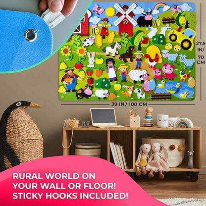 QUOKKA Farm Felt Board for Toddlers - Image 4