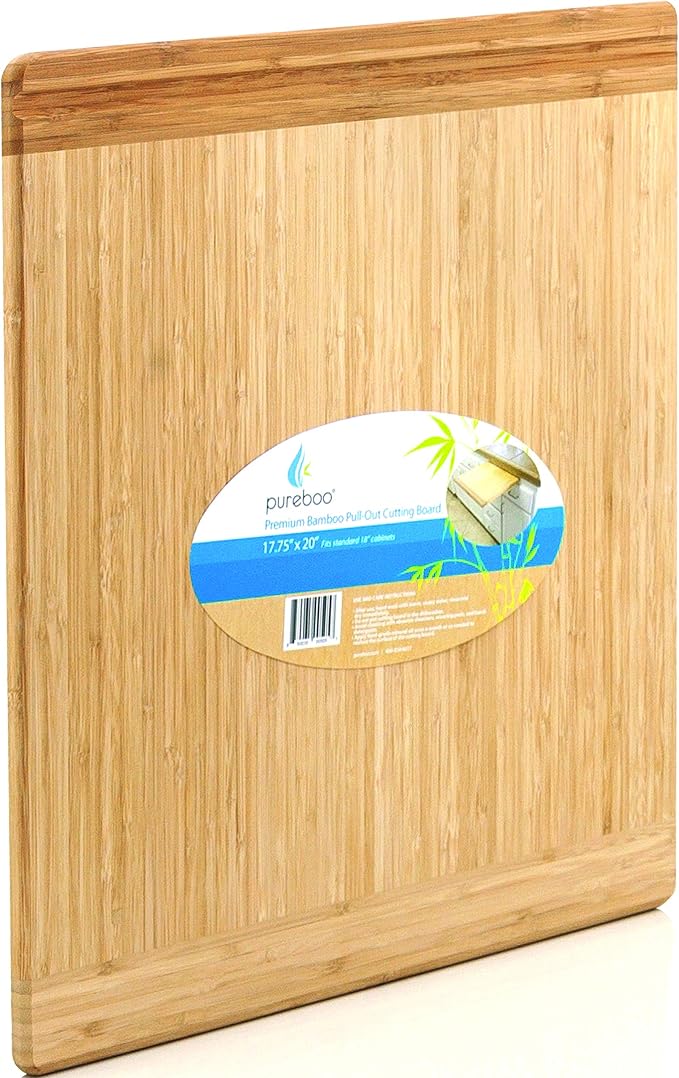 Pureboo Premium Bamboo Pull-out Cutting Board by Pureboo