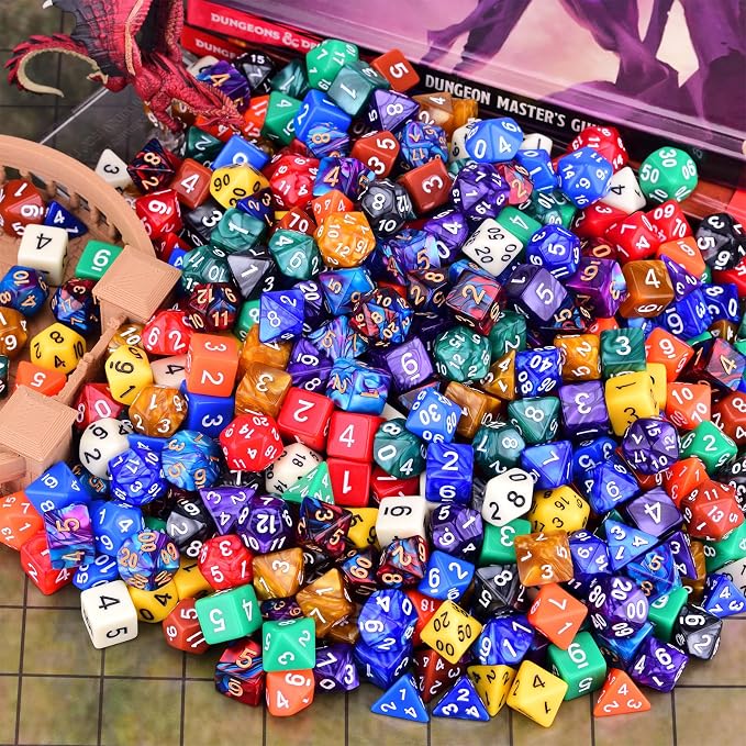 Extended Dice RPG Set 15 x 31 Polyhedral Dice - Image 6