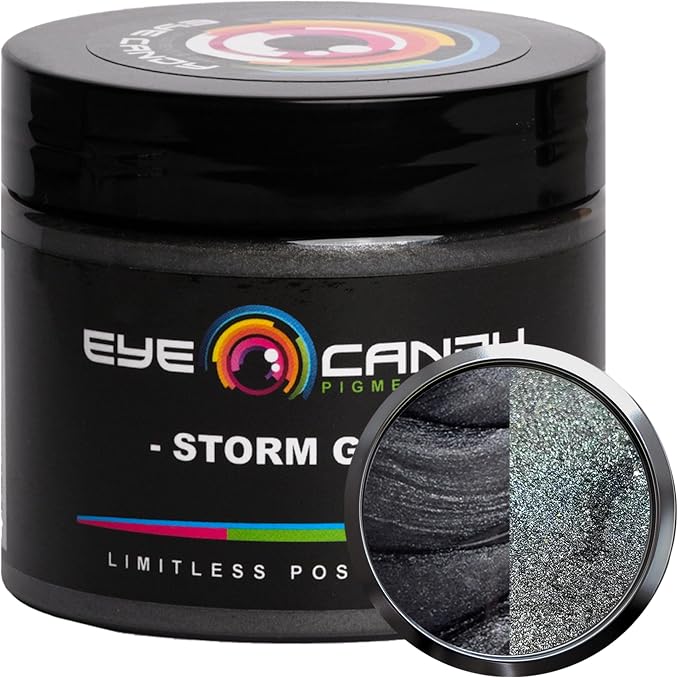 Eye Candy Pigments Premium Grey Mica Powder by EyeCandyPigments
