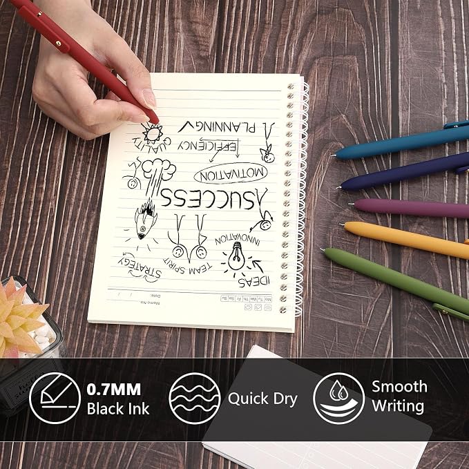 FIOVER Gel Pens, Smooth Writing Pens - Image 3