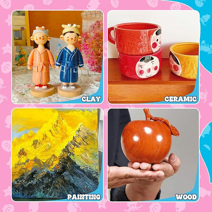 Air Dry Clay Varnish - 200ml Clay Glaze - Image 6