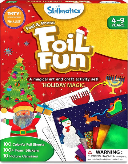 Skillmatics Foil Fun – Mess-Free Holiday Art & Craft Kit by Skillmatics