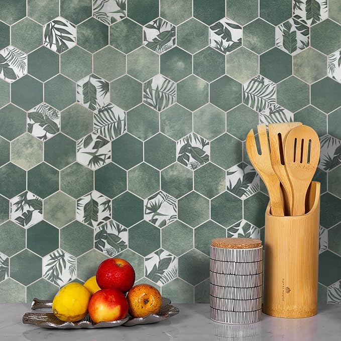 The Tiles Plaza 10-Sheet Peel and Stick Backsplash, Stick On Tiles - Image 9