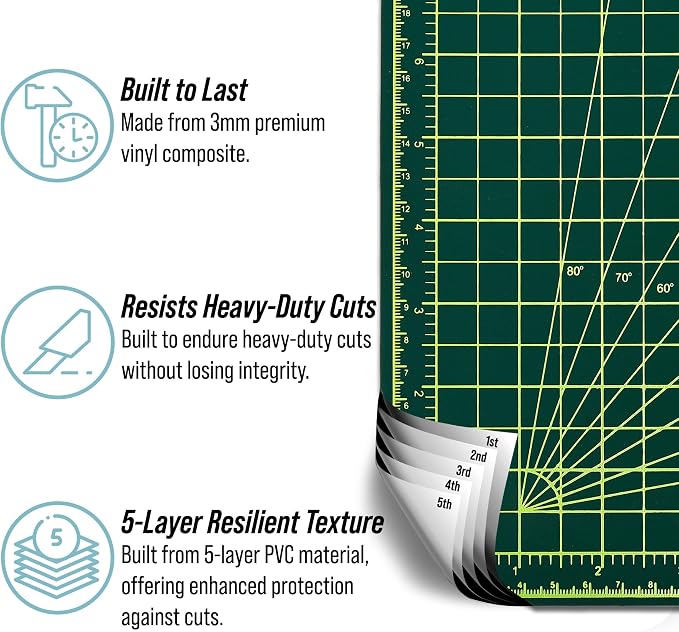 Adir Professional Self Reversible Healing Cutting Mat, 36 by 48-Inch - Image 3