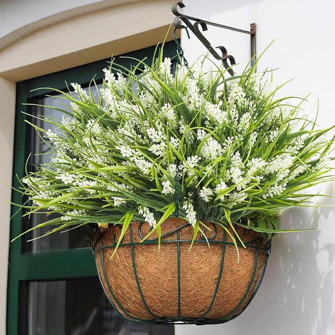 20 Bundles Artificial Plants Outdoor Fake Monkey Grass - Image 5