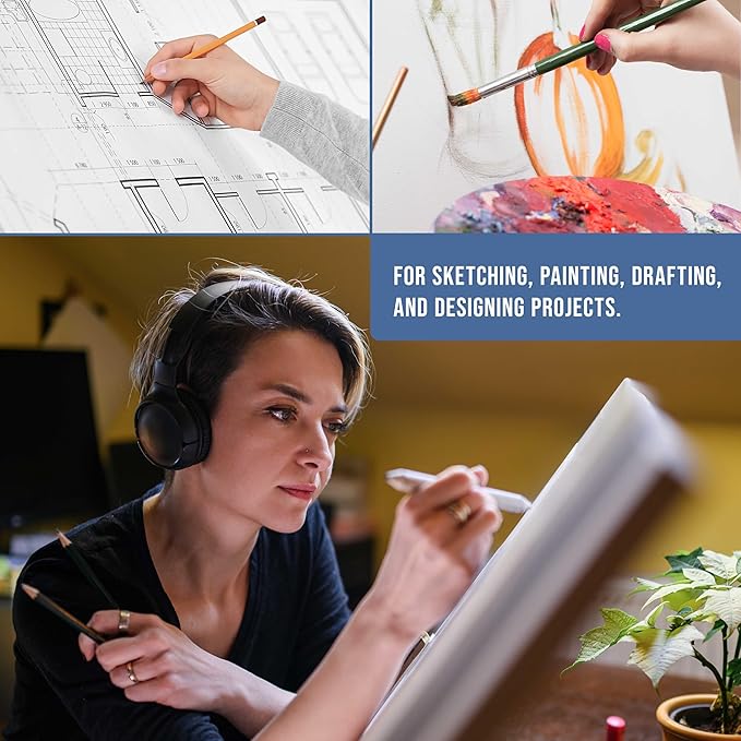 U.S. Art Supply X-Large 25-5/8" x 19" Adjustable Wood Art Drawing Board - Image 6
