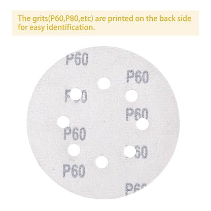 150PCS Gold Sanding Discs Set, 5-Inch 8-Hole Sandpaper - Image 5
