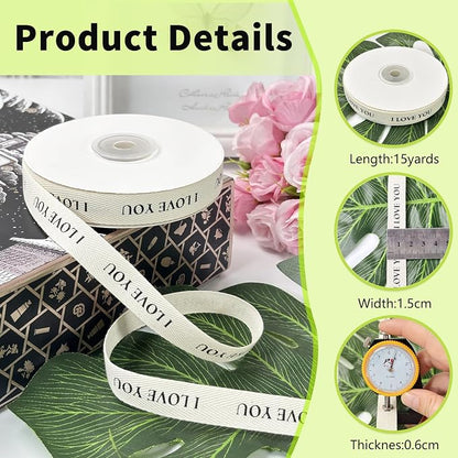 Cotton Herringbone Ribbon - Image 2
