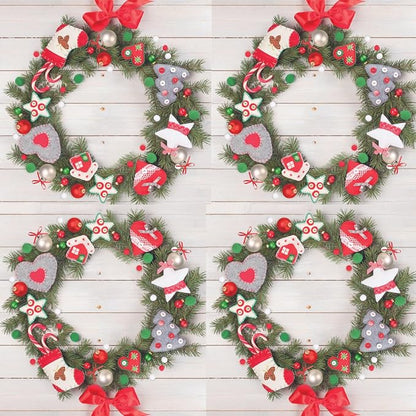 20-ct 13x13 Christmas Paper Decoupage Napkins, 3-Ply Servilletas Tissue Napkin - Image 4