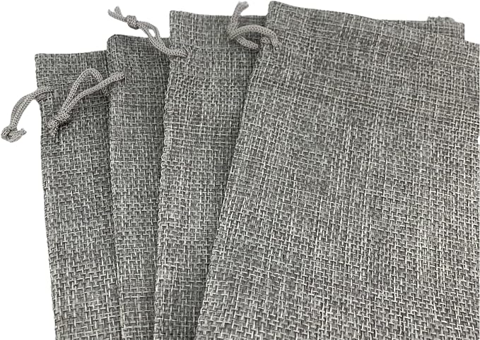 Palmhomee Pack of 25 Burlap Gift Bags - Image 2