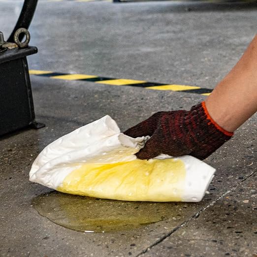 Oil Absorbent Pads | 16"x20" Oil-Only Spill Mat 100-Pack | Industrial Spill - Image 8