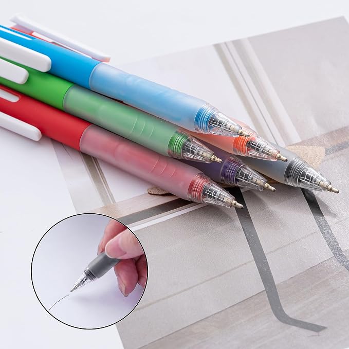 Linbsunne Ballpoint Pens Medium Point 1mm Black Pen - Image 5