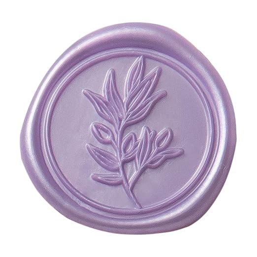PONATIA Lilac Wax Seal Stickers by ponatia
