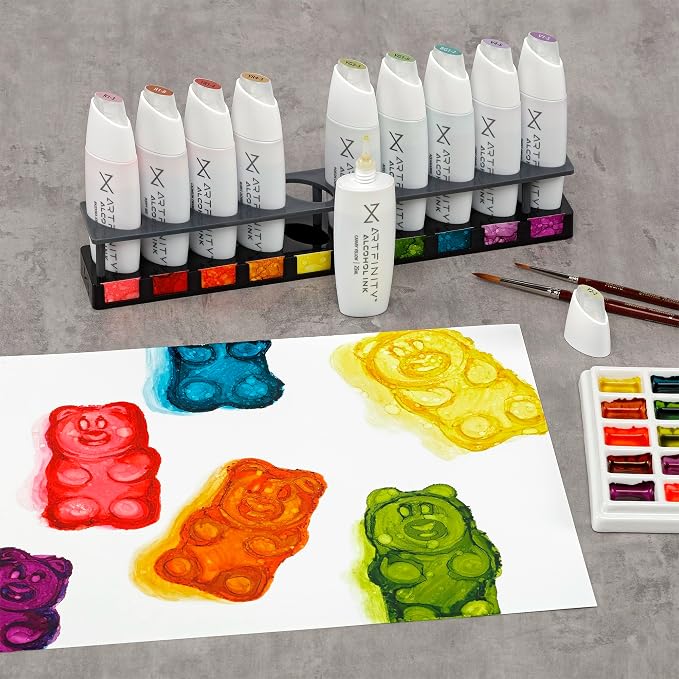 Artfinity Alcohol Ink Sweet Tooth Set of 10 Colors - Image 3