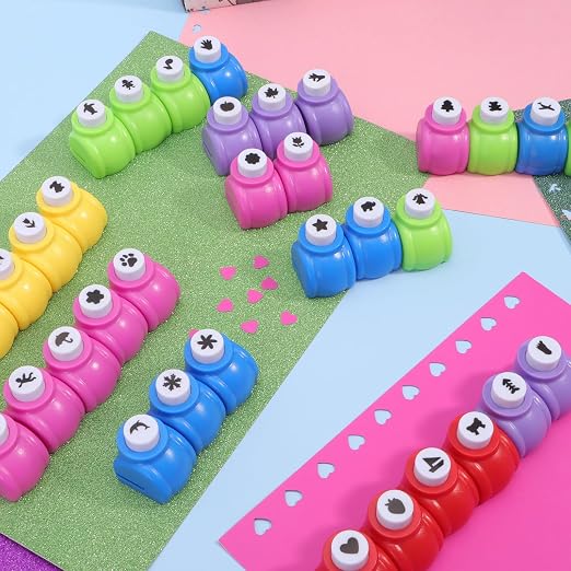 Craft Punches 36 Pack, Hole Punch Shapes 36 Patterns, Craft Hole Punch Shapes - Image 5