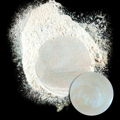 Ceya Mica Powder, 5.3oz/ 150g Shimmer Ghost Blue Pearlescent Effect Colorant - Image 2
