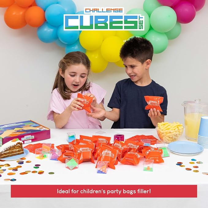 BONNYCO Brain Teaser Puzzles Cubes Kids Party Favors Pack 30 Pinata Goodie Bags - Image 6