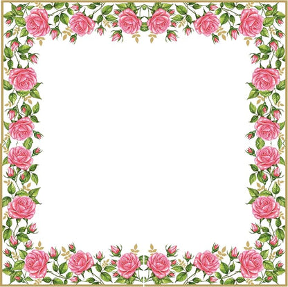 20-ct 13x13 Flowers Paper Luncheon Decoupage Napkins, 3-Ply Servilletas Printed - Image 4