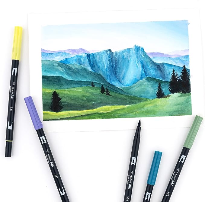 Tombow 56169 Dual Brush Pen Art Markers, Brush and Fine Tip Markers - Image 7