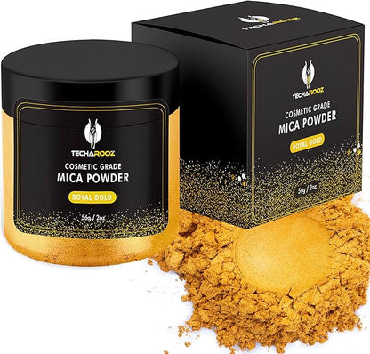 Royal Gold Mica Powder Epoxy Resin, Kinstugi Kit 56g/2oz Jar – TECHAROOZ Color by TECHAROOZ