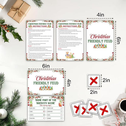 Christmas Friendly Feud Game, Funny Christmas Party Games, Friendly Feud Trivia - Image 2