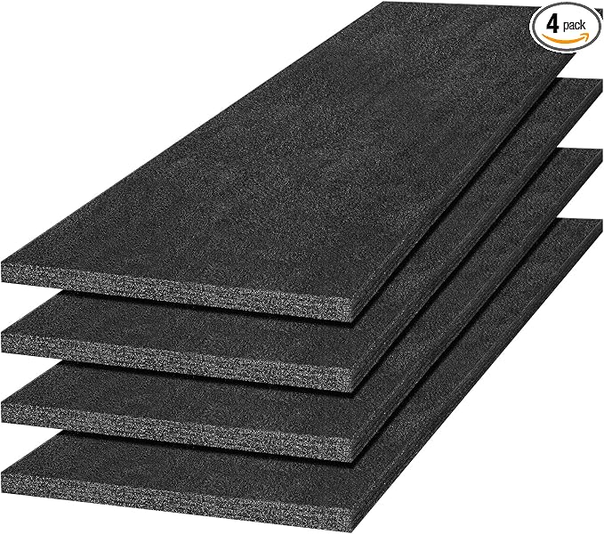 4 Pcs Polyethylene Foam Sheet Apart Insert Pad Cushion Foam Packing Cuttable by Pushglossy