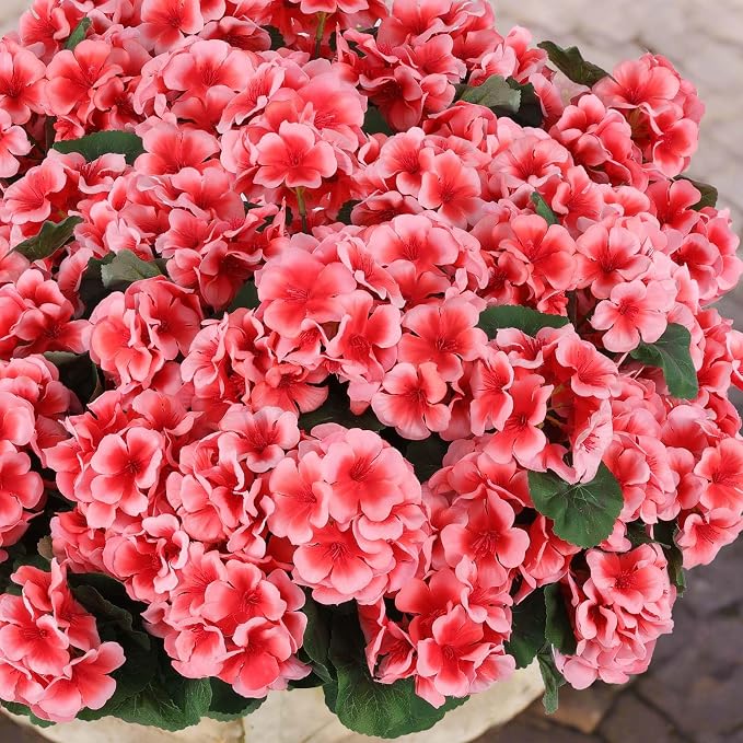 Hananona Artificial Geranium Flowers - Image 7