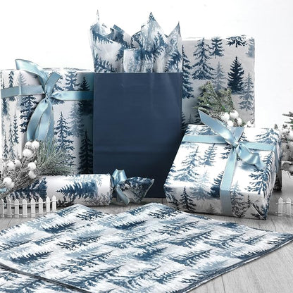 100 Sheets Christmas Tree Tissue Paper, 20x14in Forest Style Wrapping Tissue - Image 4