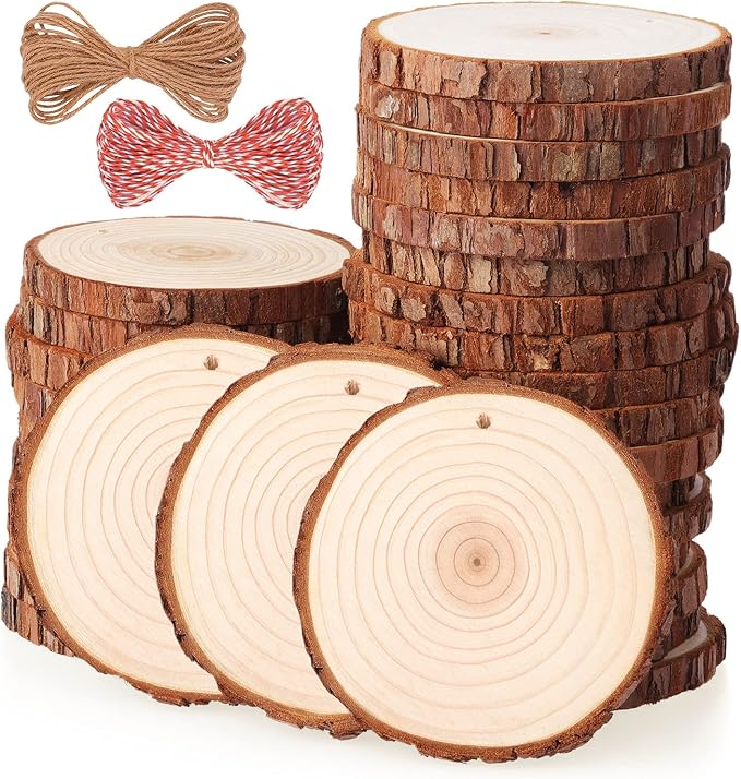 Fuyit Natural Wood Slices by Fuyit