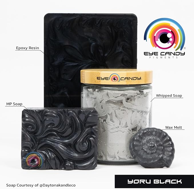 Eye Candy Pigments Premium Black Mica Powder - Image 2