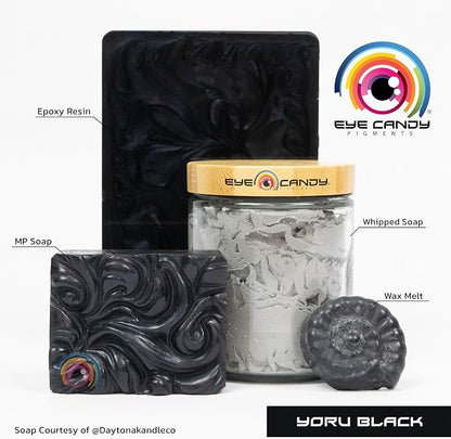 Eye Candy Pigments Premium Black Mica Powder - Image 2