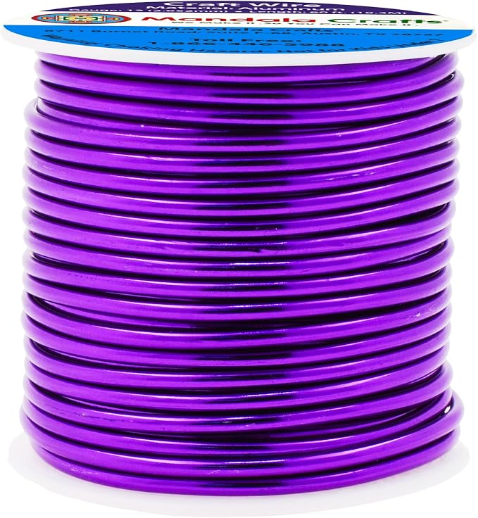 Mandala Crafts 12 Gauge Anodized Aluminum Craft Wire by MandalaCrafts