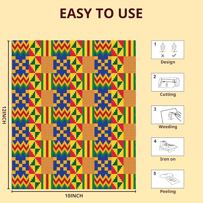 HTVRONT Kwanzaa HTV Vinyl Sheets - Image 5